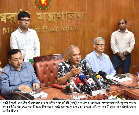 জাতীয় নির্বাচনের জন্য আইনশৃঙ্খলা বাহিনী প্রস্তুত-স্বরাষ্ট্র উপদেষ্টা