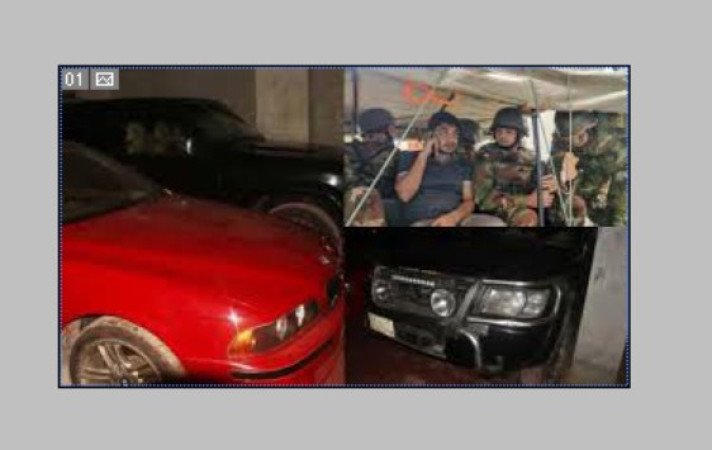 লালবাগে হাজী সেলিমের বাসভবনে যৌথ বাহিনীর অভিযানে বিলাসবহুল গাড়ি জব্দ