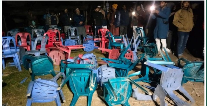 জামায়াত প্রার্থীর নির্বাচনী কার্যালয়ে হামলা ও ভাঙচুর