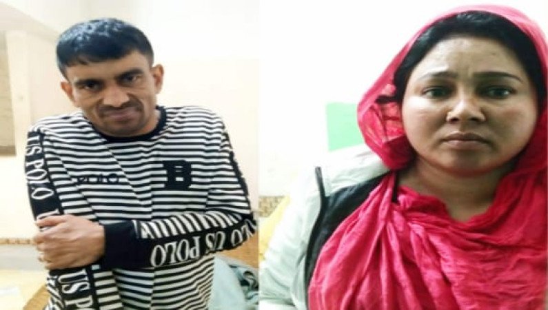 যৌথবাহিনীর অভিযানে আলোচিত মাদক দম্পতি আটক