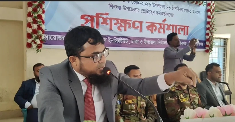 প্রার্থীরা চাইলে নির্বাচন শান্তিপূর্ণ হবে : রিটার্নিং কর্মকর্তা শাহাদাত হোসেন